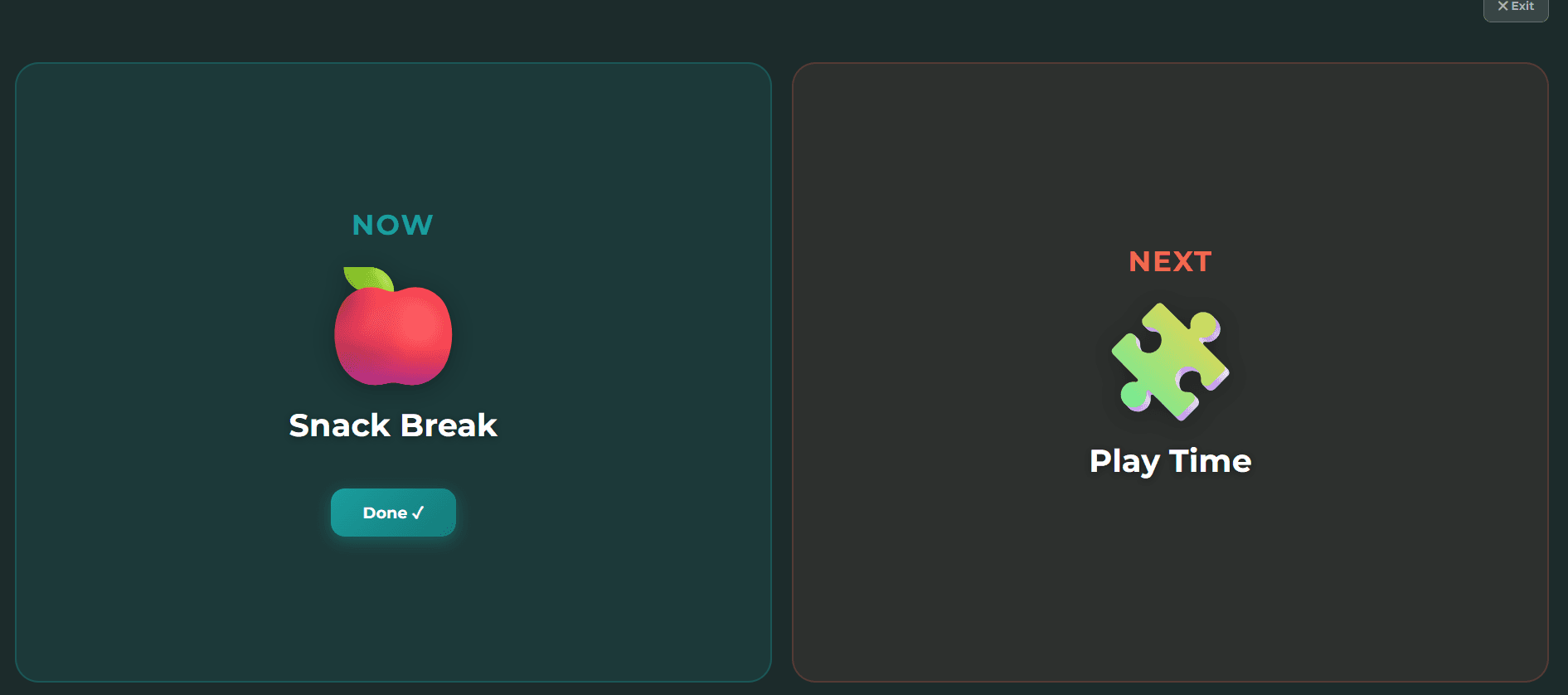 Now/Next Board preview